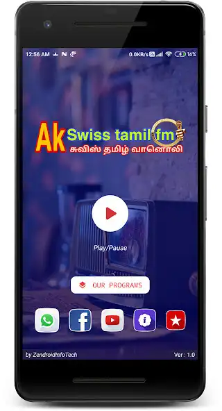 Play AkSwissTamilFM as an online game AkSwissTamilFM with UptoPlay