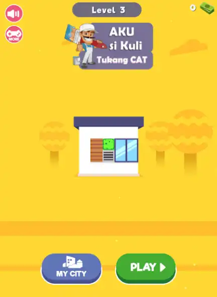 Play Aku si KULI TUKANG CAT RUMAH as an online game Aku si KULI TUKANG CAT RUMAH with UptoPlay