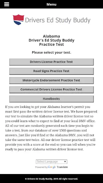 Play Alabama Driver License Test  and enjoy Alabama Driver License Test with UptoPlay