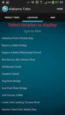 Play Alabama Tide Times