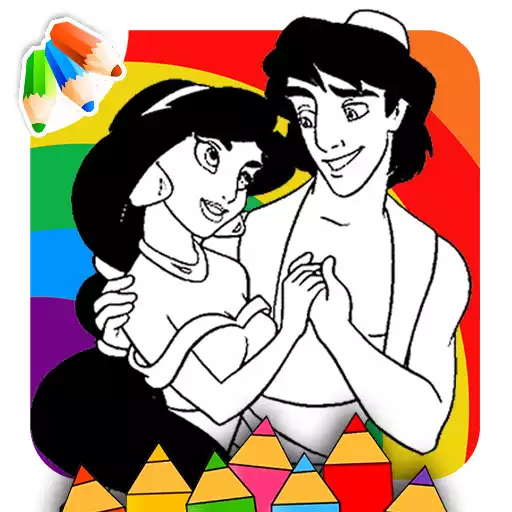 Play Aladdin Coloring Book game from cartoon APK