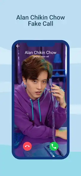 Play Alan Chikin Chow Fake Call as an online game Alan Chikin Chow Fake Call with UptoPlay