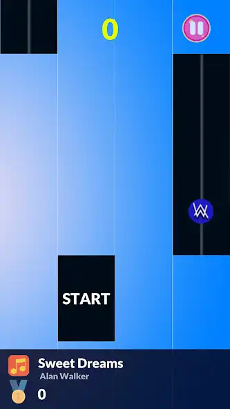 Play Alan Piano Walker Tiles Music Game 2021 as an online game Alan Piano Walker Tiles Music Game 2021 with UptoPlay