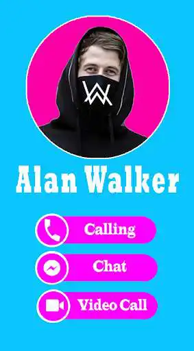 Play Alan Walker DJ Video Call & chat Simulator  and enjoy Alan Walker DJ Video Call & chat Simulator with UptoPlay