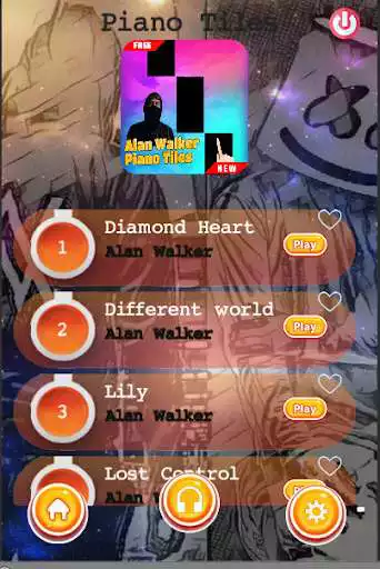 Play Alan Walker Piano Tiles