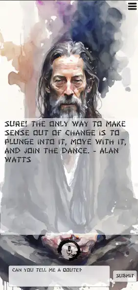 Play Alan Watts AI as an online game Alan Watts AI with UptoPlay