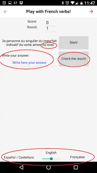 Play Alb French Verbs - Conjugation offline  and enjoy Alb French Verbs - Conjugation offline with UptoPlay