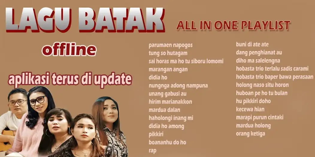 Play Album Mp3 Lagu Batak  and enjoy Album Mp3 Lagu Batak with UptoPlay