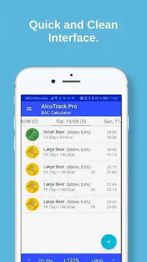 Play AlcoTrack+: BAC Calculator as an online game AlcoTrack+: BAC Calculator with UptoPlay