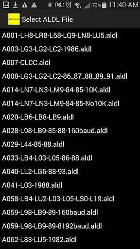 Play ALDL Scan