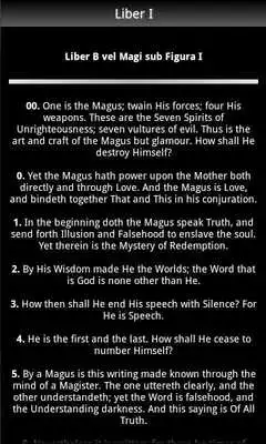 Play Aleister Crowley Liber I FREE