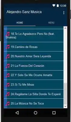 Play Alejandro Sanz de La Musica