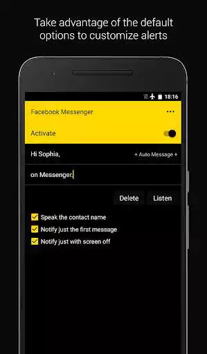Play AlertBee Free - Voice Notifications as an online game AlertBee Free - Voice Notifications with UptoPlay