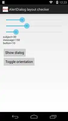 Play AlertDialog layout checker