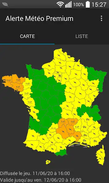 Play Alerte Météo Premium  and enjoy Alerte Météo Premium with UptoPlay
