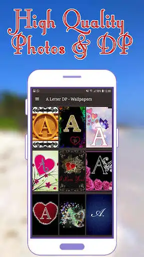 Play A Letter Wallpaper - Dp And Image as an online game A Letter Wallpaper - Dp And Image with UptoPlay