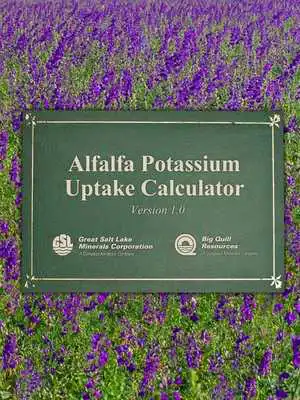 Play Alfalfa Potassium Calculator Play Alfalfa Potassium Calculator