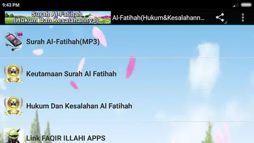 Play Al-Fatihah(HukumKesalahannya)