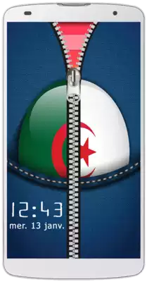 Play Algeria flag zipper lock