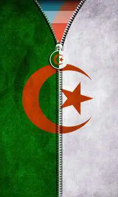 Play Algeria Flag Zipper UnLock