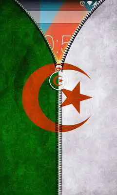 Play Algeria Flag Zipper UnLock