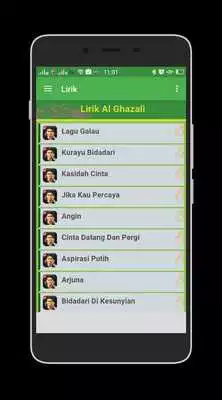 Play Al Ghazali Lagu Galau  Lirik