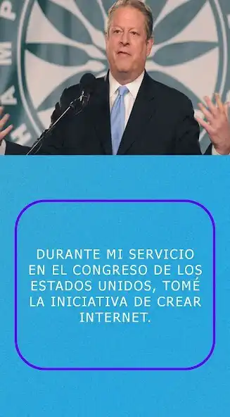 Play Al Gore frases  and enjoy Al Gore frases with UptoPlay