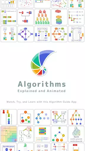 Algorithms: Explained and Animated online game with UptoPlay