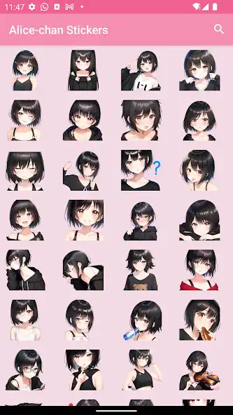 Play Alice-chan Stickers  and enjoy Alice-chan Stickers with UptoPlay