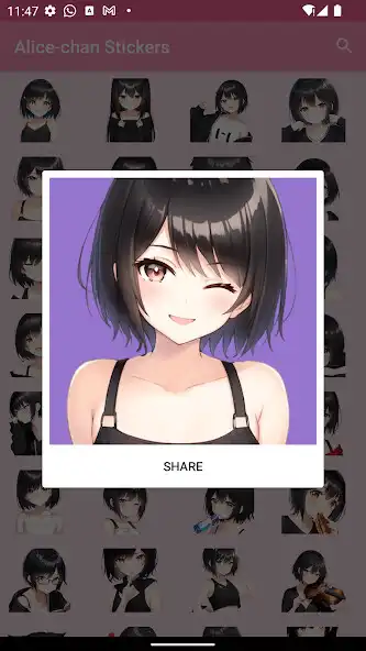 Play Alice-chan Stickers as an online game Alice-chan Stickers with UptoPlay