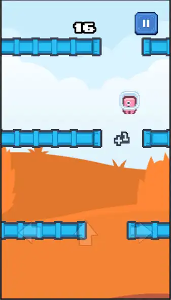 Play Alien Flappy Hardest Game Ever as an online game Alien Flappy Hardest Game Ever with UptoPlay