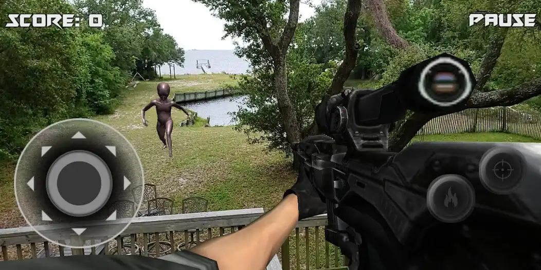 Play Alien Hunter AR as an online game Alien Hunter AR with UptoPlay