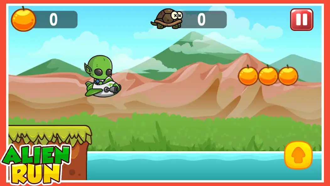 Play Alien Run Shooter as an online game Alien Run Shooter with UptoPlay