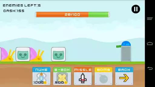 Play Aliens Attack as an online game Aliens Attack with UptoPlay