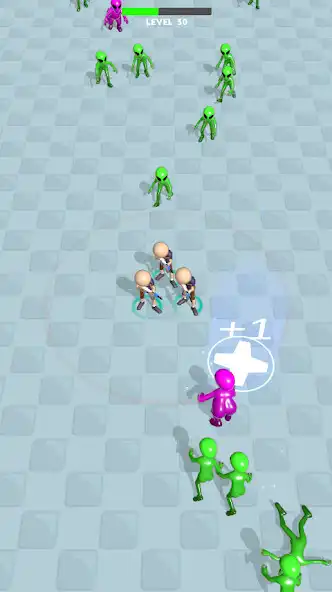 Play Alien Shooting Battle as an online game Alien Shooting Battle with UptoPlay