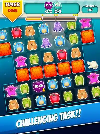 Play APK Alien slime Invaders- Match 3  and enjoy Alien slime Invaders- Match 3 with UptoPlay com.astrobot.aliensplashinvadors