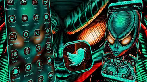 Play Alien Theme Launcher  and enjoy Alien Theme Launcher with UptoPlay