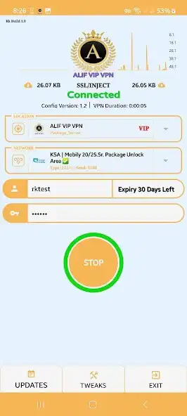 Play ALIF VIP VPN as an online game ALIF VIP VPN with UptoPlay