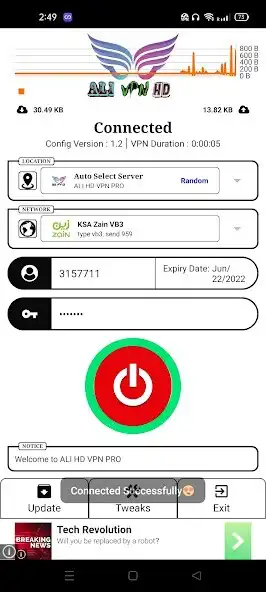 Play ALI HD VPN PRO as an online game ALI HD VPN PRO with UptoPlay