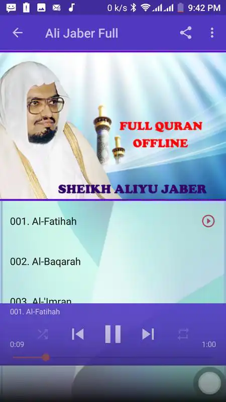 Play Ali Jaber Full Offline Quran