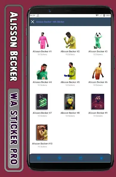 Play Alisson Becker - WA Sticker  and enjoy Alisson Becker - WA Sticker with UptoPlay