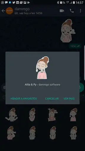 Play Alita & Py - WAStickerApps by Lara as an online game Alita & Py - WAStickerApps by Lara with UptoPlay