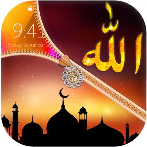 Play Allah Bless You - Zipper Lock Screen APK