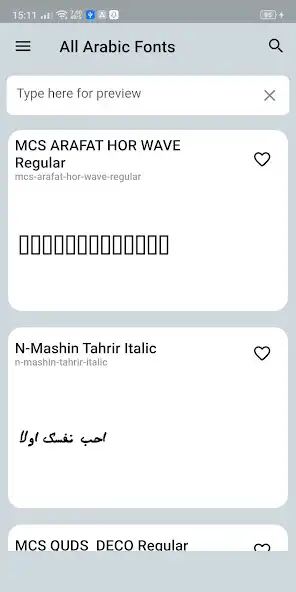 Play All Arabic Fonts  and enjoy All Arabic Fonts with UptoPlay