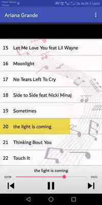 Play All Ariana Grande songs MP3