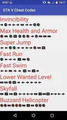 Play All Cheat Codes for GTA V