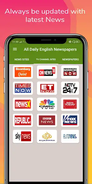 Play All Daily English Newspaper App as an online game All Daily English Newspaper App with UptoPlay