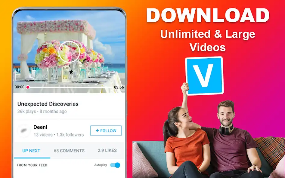 Play All Downloader: Save HD Videos  and enjoy All Downloader: Save HD Videos with UptoPlay