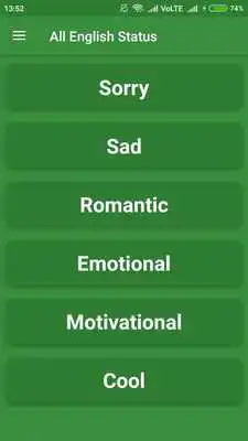 Play All English Status