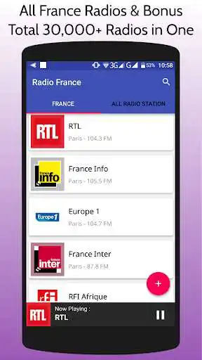 Play APK All France Radios  and enjoy All France Radios with UptoPlay com.easyapps4free.france